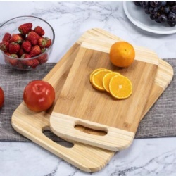 Bamboo cutting board, set of 2pcs